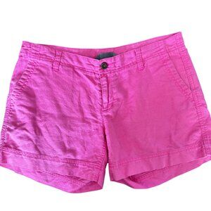 The North Face Womens Pink Cotton Shorts 6 Casual Summer Wear